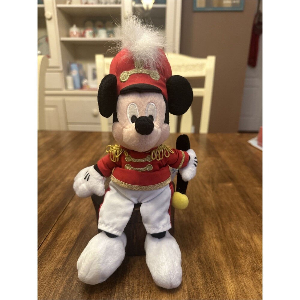 VTG Millennial Disneyland Band Parade Mickey Mouse Bean Bag Plush 2000 10”